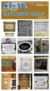 hometalk diy, kitchen signs