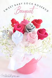 At a baby shower party the mother to be is usually the guest of honor and this a special day for her. Baby Sock Roses Grateful Prayer Thankful Heart