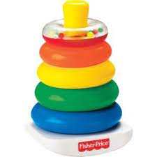 Piramide De Argolas Pedagogico Fisher Price Este Brinquedo Classico Ensina Sobre Tamanhos E Sequencia Conforme O New Baby Products Baby Toys Baby Development
