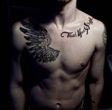 Quote Tattoos For Men Mens Quote Tattoo Ideas Collar Bone Tattoo For Men Chest Tattoo Men Cool Shoulder Tattoos