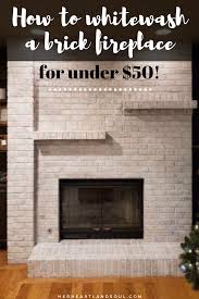 When we first moved in and started changing things the grey brick didn't seem so bad until we realized there is only a 2 hour window where there is good light in the. How To Whitewash A Brick Fireplace For Under 50 Her Heartland Soul