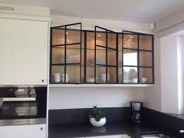 Black Steel Glass Cabinet Doors Jessica Devlin Design Glass Kitchen Cabinets Glass Cabinet Doors Glass Kitchen