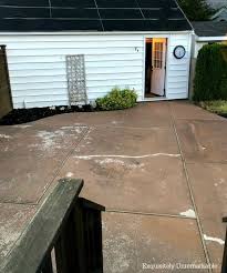 Offers a complete line of concrete patio. How To Paint Concrete Patio Makeover Exquisitely Unremarkable
