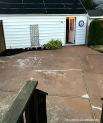 Fortunately, it is not hard to repaint a concrete patio. How To Paint Concrete Patio Makeover Exquisitely Unremarkable
