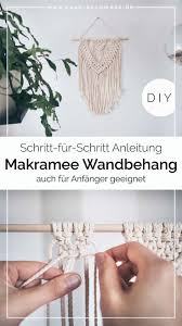 Diy Makramee Wandbehang Selber Machen Yeah Handmade In 2020 Makramee Selber Machen Makramee Wandbehang Wandbehang