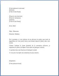 Lettre De Demission Sans Preavis Cdd