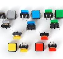 Colorful 12mm Square Tactile Button Switch Assortment - 15 pack