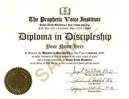 Once you complete all six lessons in a series, you will receive a certificate of completion and an invitation to continue your studies through other bible correspondence courses on a variety of bible subjects, by mail. The Prophetic Voice Institute Free Online Bible Courses Ministry Training Our Diploma Courses