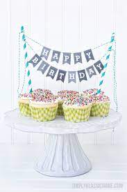 Quality handmade baby shower & birthday party decorations. Free Printable Happy Birthday Banner Cake Novocom Top