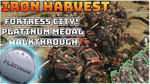 Iron Harvest Fortress City Challenge Mission Platinum Medal Walkthrough And Achievement Youtube