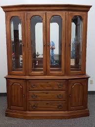 Kincaid Brand Lighted Hutch China Cabinet High End Moving Auction Furniture Artwork Decor Lighting Rugs Exercise Equipment K Bid