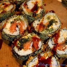Delinquances Et Saveurs Sushi A La Maison De Genevieve Everell Food Cheesy Bacon Sushi