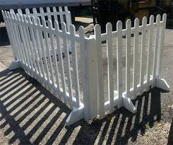 Portable Free Standing Picket Fence Backyard Fences Portable Fence Dog Fence