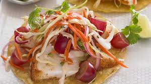 Check spelling or type a new query. Cod Tacos With Grape Curtido Grapes From California