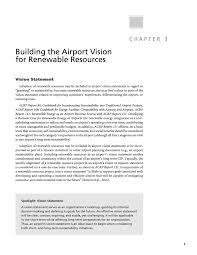Chapter 3 Building The Airport Vision For Renewable
