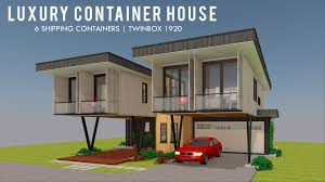 While the shipping container homes we have featured earlier were built from scratch. Twinbox 1920 Modern Shipping Container Homes Plans