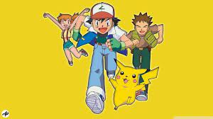 Pokemon Ash Pokemon Brock Pokemon Misty Pokemon Pikachu 1080p Wallpaper Hdwallpaper Desktop Brock Pokemon Pokemon Pokemon Blue Version