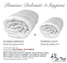 Tutti i prezzi includono l'iva. Piumino Oca Tex Tirol Dolomiti 4 Stagioni 50 Piumino Oca 50 Piuma Oca Tutte Le Misure Matrimoniale 2 Piazze Cm 250x200 Tex Family Casa E Cucina Ibs