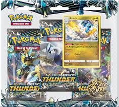 Prereleases for lost thunder will take place from october 20th to october 28th. Pokemon Sm8 Lost Thunder 3pk Blister Altaria Walmart Com Walmart Com