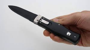 They have been in existence since 1784 and are well known for their line of automatic knives. Mikov Automatic Lever Lock Knife Abs Black Handle Black Dagger Blade Youtube