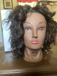 Celebrity Mannequin Head Afro Real Human Hair - “Naomi” Never has been  used! | eBay