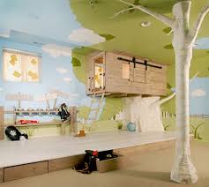Kid S Room Treehouse Bed Loft Cool Kids Bedrooms Creative Kids Rooms Tree House Bedroom