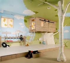 Fun classroom activities for kids. Kid S Room Treehouse Bed Loft Tree House Bedroom Creative Kids Rooms Indoor Tree House