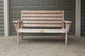 How to restore wooden garden bench. How To Refinish A Weathered Bench Using Diy Methods