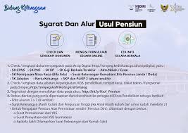 Berikut ini contoh surat permohonan pemberhentian dengan hormat sebagai pegawai negeri sipil dengan hak pensiun dengan alasan telah mencapai batas usia pensiun. Usul Pensiun Bidang Ketenagaan Dinas Pendidikan Kota Kediri