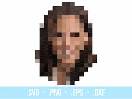 Kamala Harris png 2024 Kamala Harris pixelige Vektor-Druckdatei für Poster,  T-Shirts, Tassen und mehr