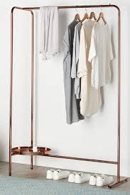 Black And Gold Clothes Rail Alana Hanging Rail Copper Hanging Rail Closet Designs Hanging Wardrobe