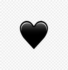 The black emoji is often used to expressed dark humour or sorrow meaning. Download Emoji Black Heart Png Clipart Png Photo Toppng