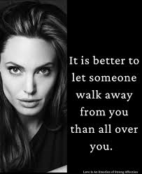 Letting go is a sign of strength