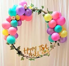 Dans votre salon, si c'est là que vous. Decoration Avec Ballon Le Plein D Idees