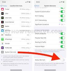 Trick To Remove Triangle Arrow On Iphone Status Bar Lock Home Screen