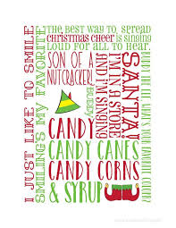Free Elf Printable Cards And Decor My Fav Movie Elf Themed Christmas Party Elf Quotes Elf Movie Quotes