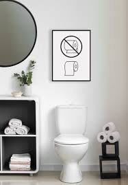 Bathroom Wall Art Toilet Paper Sign Bathroom Wall Art Etsy Wall Art Bathroom Wall