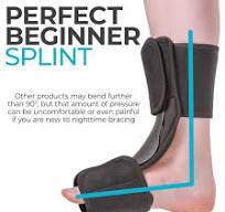 BraceAbility Dorsal Night Splint | Plantar Fasciitis Pain Relief, Foot Drop  Brace for Sleeping, and Achilles Tendon Stretcher Boot for Nighttime Ankle  ...