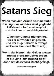 Satans Sieg Wenn man...