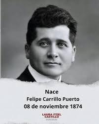 📚Un día como hoy pero de 1874 nació Felipe Carrillo Puerto. Conocido como  el “Apóstol de la raza” o “Apóstol rojo de los mayas” dedicó su vida a  defender los derechos sociales