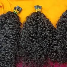 Unice hair icenu series 1 bundle kinky curly hair 100% unprocessed virgin human hair. South Indian Raw Hair Kinky Curly Microlinks Chandra Hair