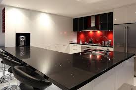 Black And White Interior Design Kitchen Black White And Red Kitchen Black White And Dazzling Red Designer Kitchen Farquhar Kitchen Modern Kitchen Design Modern Kitchen Kitchen Design