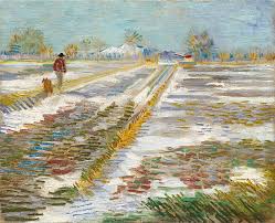 Vincent Van Gogh Landscape With Snow 1888 Oil On Canvas 38 2 X 46 2 Cm Solomon R Guggenhei Van Gogh Landscapes Artist Van Gogh Vincent Van Gogh Paintings