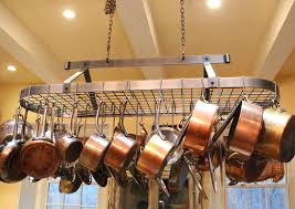 Rustic industrial kitchen pot rack, gifts for him, wall shelf, wooden shelf, industrial shelf, rustic rack, wooden rack, rustic home decor. Kitchen Decor Hanging Pot Racks