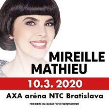 Concert à sofia ( bulgarie ) le 9 décembre 2020. Mireille Mathieu Ntc Narodne Tenisove Centrum Bratislava March 10 2020 Allevents In