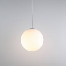 Shop glass pendant lights from shades of light! Modern White Glass Globe Pendant Light Mall Bedroom Milk Ball Round Global Suspension Light Industrial Led Lighting Fixtures Pendant Lights Aliexpress