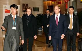 Prince William arrives in China and ...