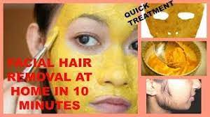 If it's thick and unruly, your best bet is a cream that's specially formulated to get rid of thicker facial hair. How To Remove Facial Hair Naturally At Home In 10 Minutes Home Remedies For Facial Hair Youtube