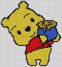 Afbeeldingsresultaat Voor Winnie Pooh Pixel Art Minecraft Pixel Art Pixel Art Pattern Pixel Art