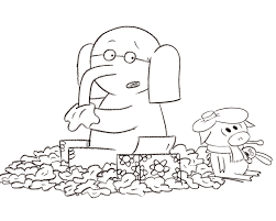Piggie and elephant coloring pages. Elephant And Piggie Coloring Pages Pdf Novocom Top
